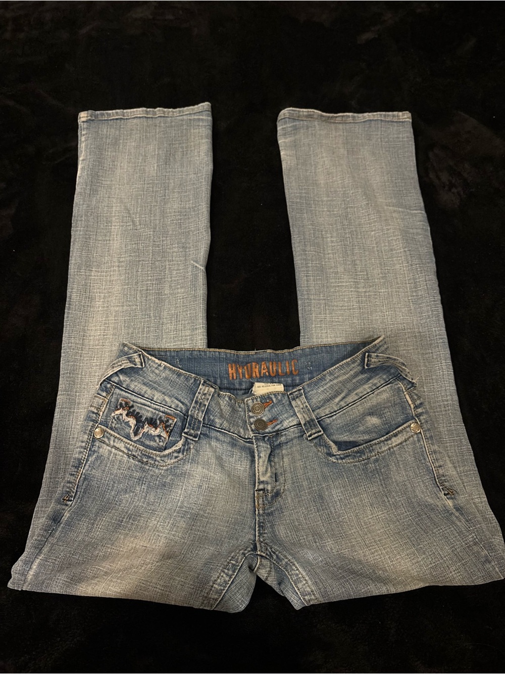 Hydraulic Women's Light Wash flared Jeans